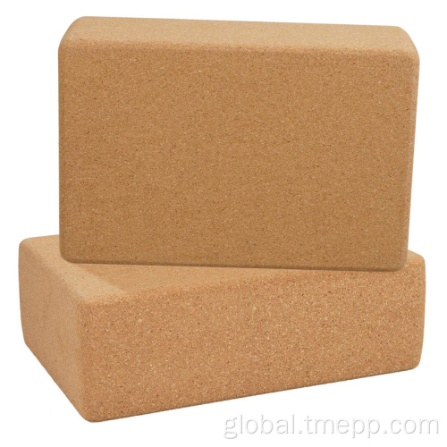 China Printed Natural Cork Yoga Block And Brick Manufactory